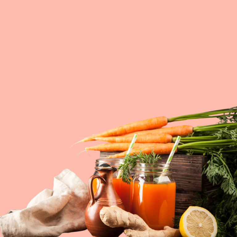 Wortel gember sap